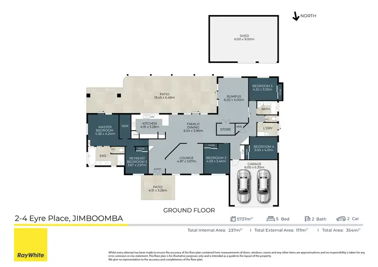 Floorplan of Homely house listing, 2-4 Eyre Place, Jimboomba QLD 4280