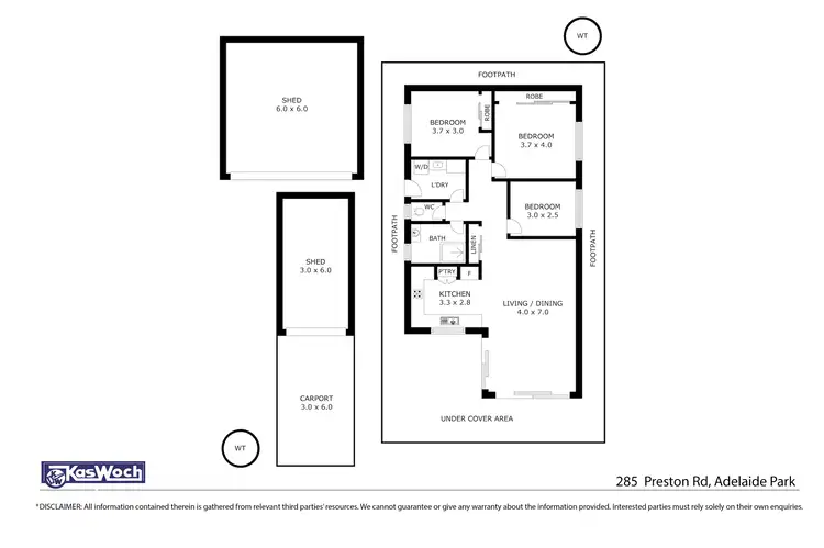 Floorplan of Homely house listing, 285 Preston Road, Adelaide Park QLD 4703