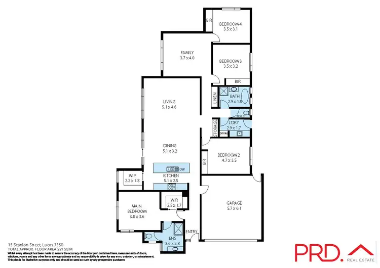 Floorplan of Homely house listing, 15 Scanlon Street, Lucas VIC 3350