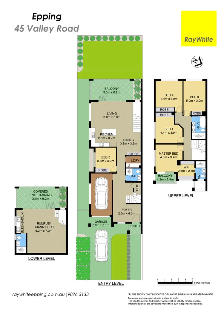Floorplan of Homely semi-detached listing, 45 Valley Road, Epping NSW 2121