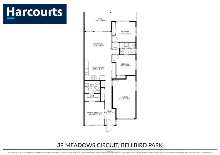 Floorplan of Homely house listing, 39 Meadows Circuit, Bellbird Park QLD 4300