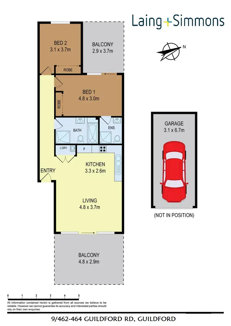 Floorplan of Homely apartment listing, 9/462 Guildford Rd, Guildford NSW 2161