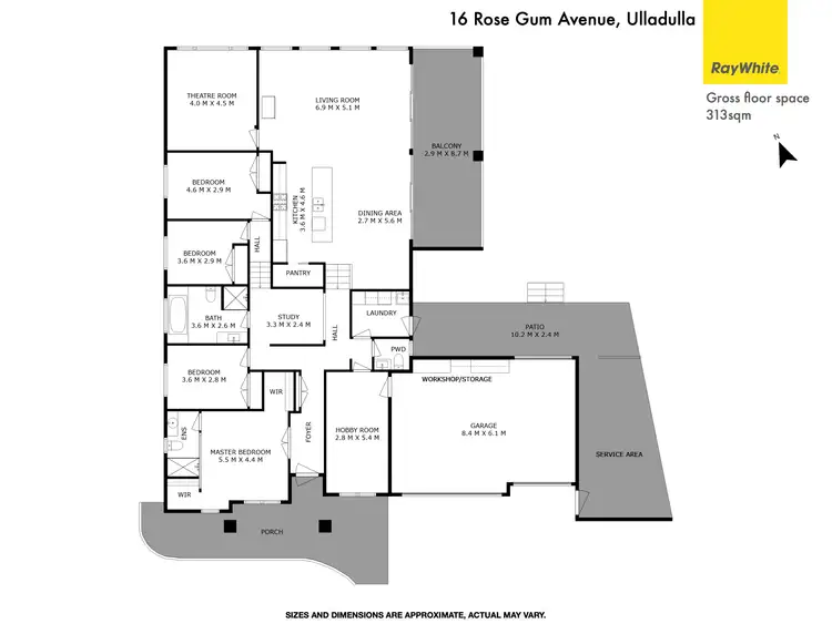 Floorplan of Homely house listing, 16 Rose Gum Avenue, Ulladulla NSW 2539