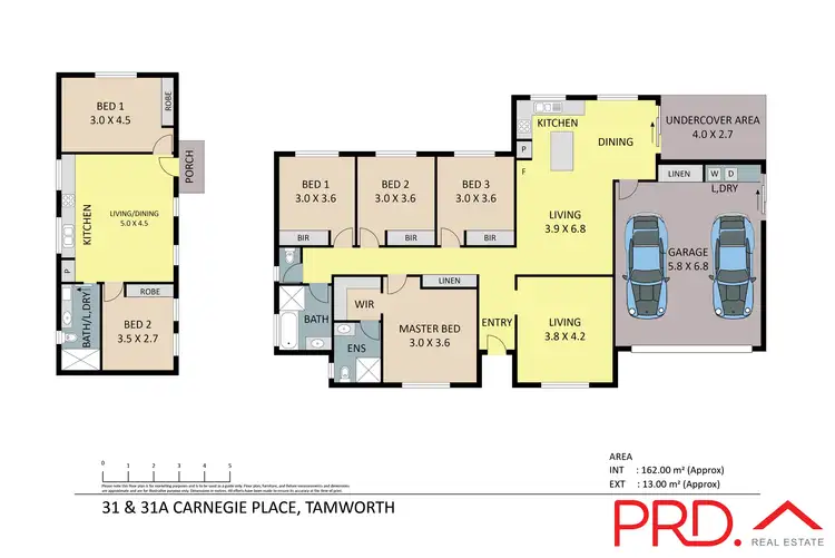 Floorplan of Homely house listing, 31 & 31a Carnegie Place, Tamworth NSW 2340