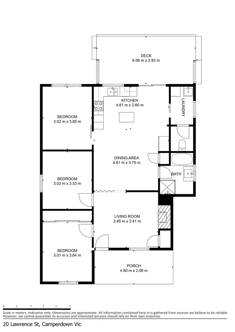 Floorplan of Homely house listing, 20 Lawrence Street, Camperdown VIC 3260