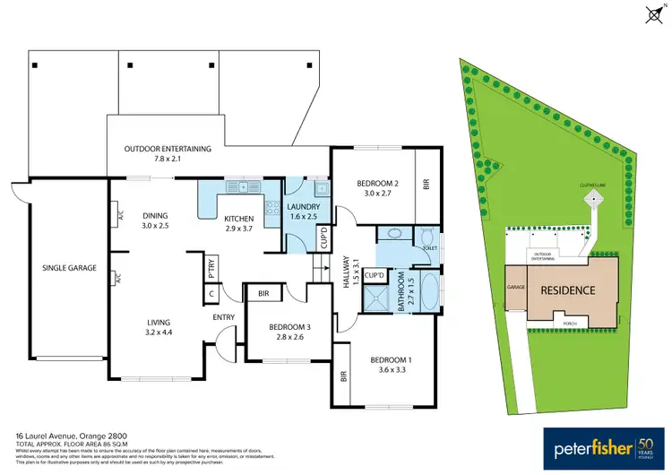 Floorplan of Homely house listing, 16 Laurel Avenue, Orange NSW 2800