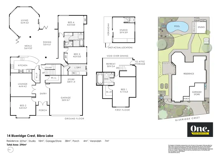 Floorplan of Homely house listing, 14 Blueridge Crest, Bibra Lake WA 6163