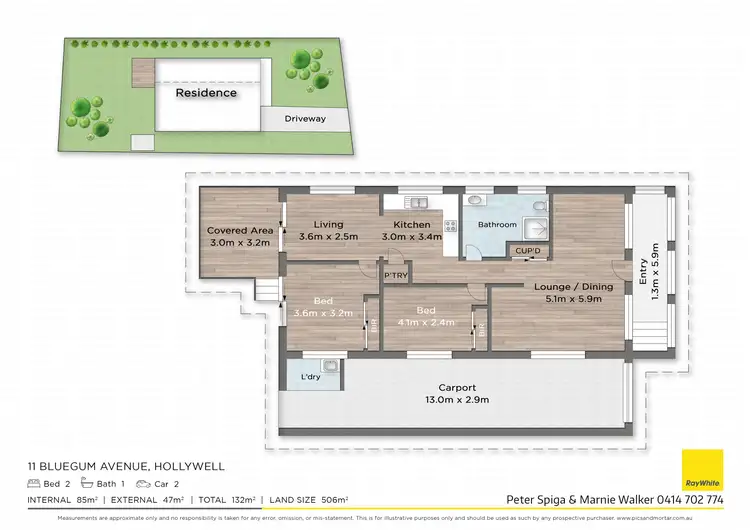 Floorplan of Homely house listing, 11 Bluegum Avenue, Hollywell QLD 4216