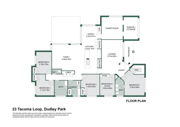 Floorplan of Homely house listing, 23 Tacoma Loop, Dudley Park WA 6210
