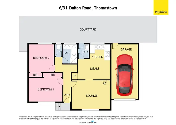 Floorplan of Homely unit listing, 6/91 Dalton Road, Thomastown VIC 3074