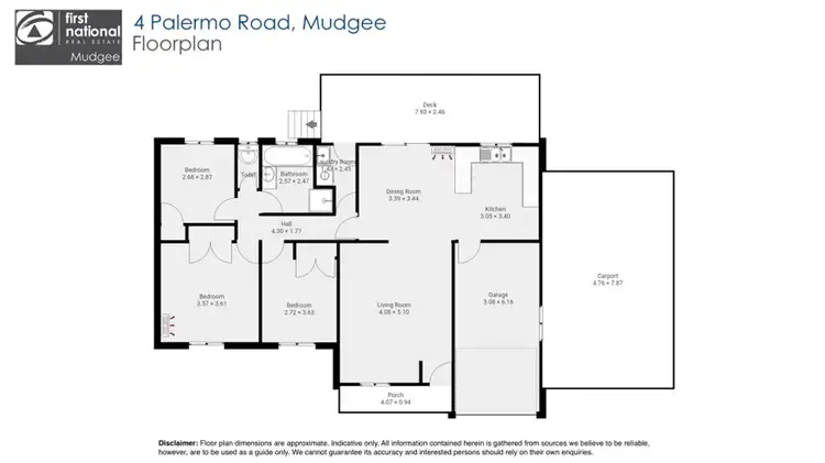Floorplan of Homely house listing, 4 Palermo Road, Mudgee NSW 2850