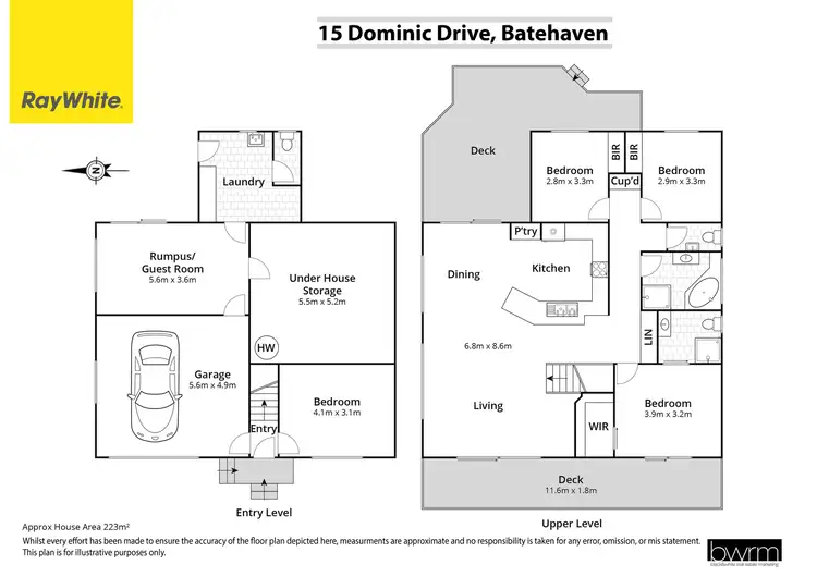 Floorplan of Homely house listing, 15 Dominic Drive, Batehaven NSW 2536