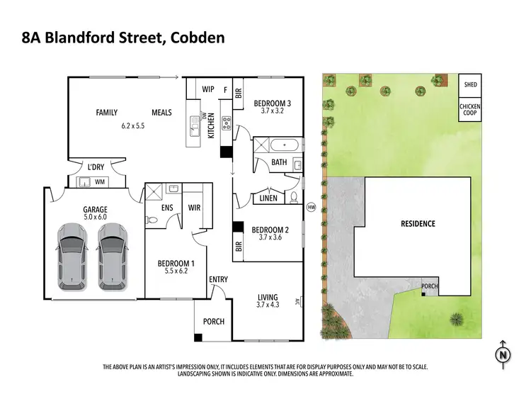 Floorplan of Homely house listing, 8A Blandford Street, Cobden VIC 3266