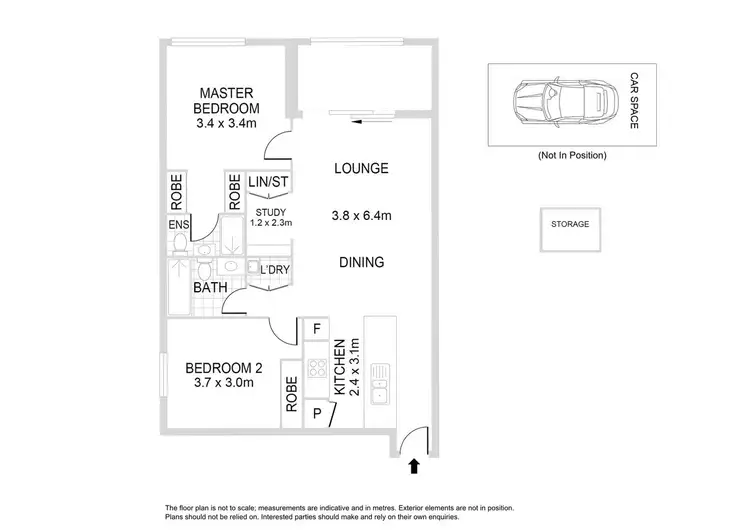 Floorplan of Homely apartment listing, 101/21-37 Waitara Avenue, Waitara NSW 2077