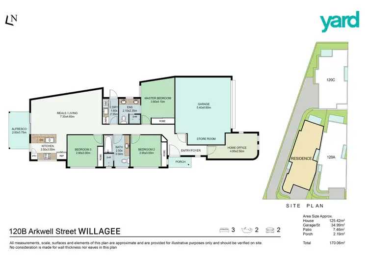 Floorplan of Homely house listing, 120B Arkwell Street, Willagee WA 6156