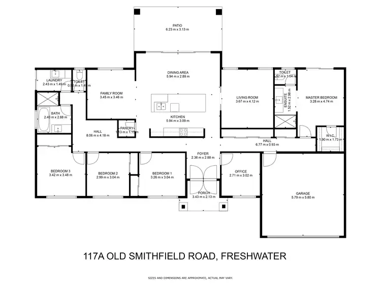 Floorplan of Homely house listing, 117A Old Smithfield Road, Freshwater QLD 4870