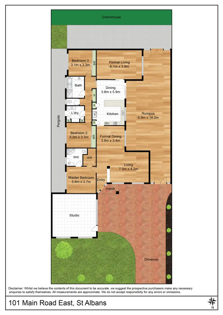 Floorplan of Homely house listing, 101 Main Road East, St Albans VIC 3021
