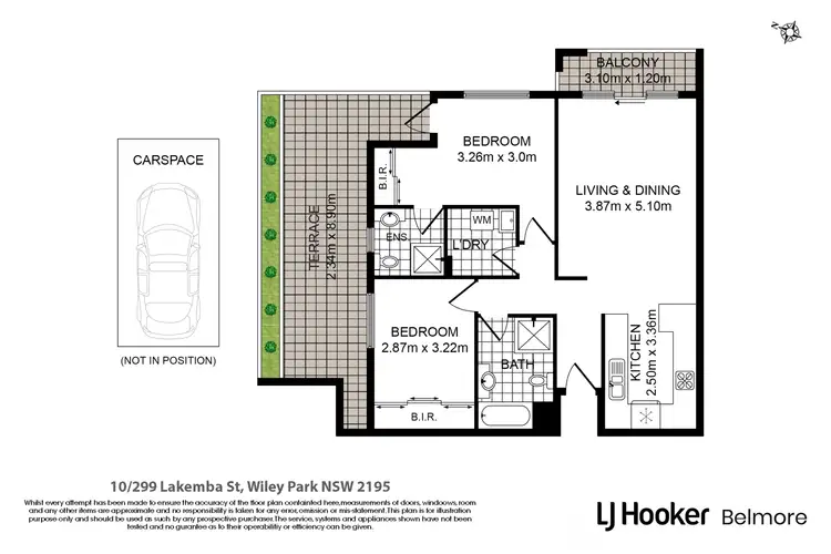 Floorplan of Homely apartment listing, 10/299 Lakemba Street, Wiley Park NSW 2195