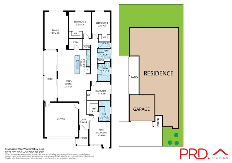 Floorplan of Homely house listing, 14 Anneke Way, Winter Valley VIC 3358