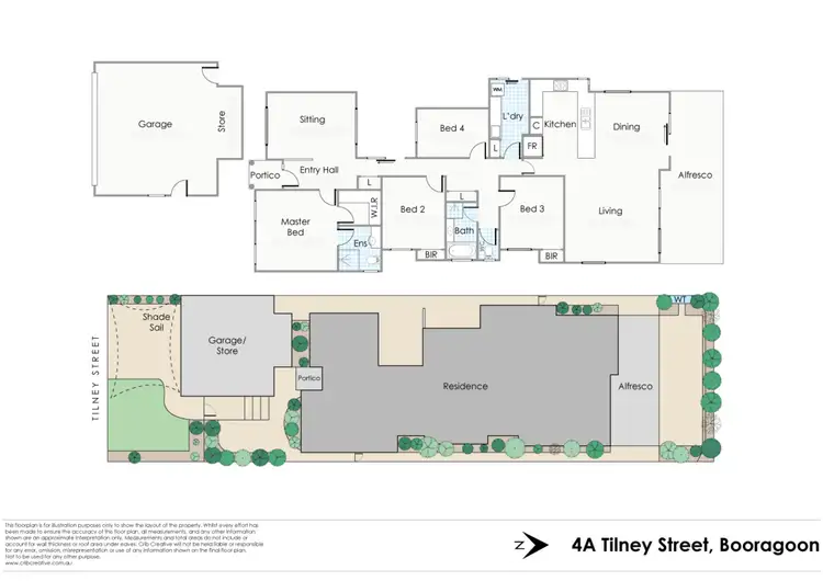 Floorplan of Homely house listing, 4a Tilney Street, Booragoon WA 6154