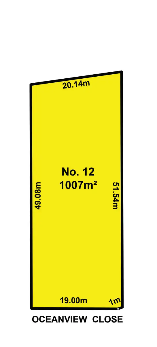 Floorplan of Homely land listing, 12 Coastview Close, Cape Jervis SA 5204