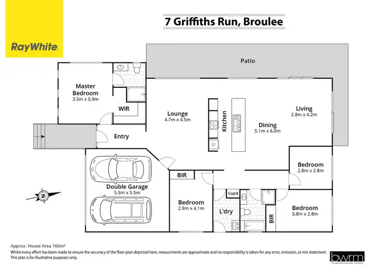 Floorplan of Homely house listing, 7 Griffiths Run, Broulee NSW 2537