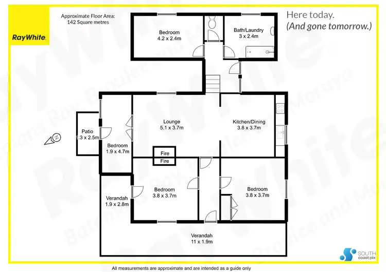 Floorplan of Homely house listing, 10 Luck Street, Moruya NSW 2537