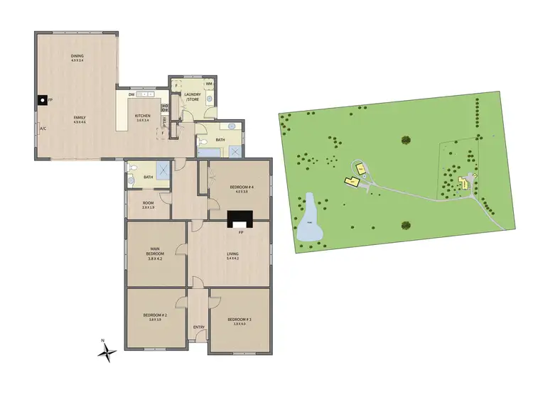Floorplan of Homely house listing, 75 Mckanes Road, Agnes VIC 3962