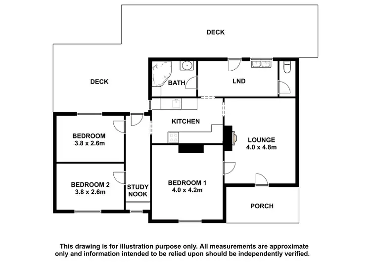 Floorplan of Homely house listing, 18 Cameron Street, Kingston Se SA 5275