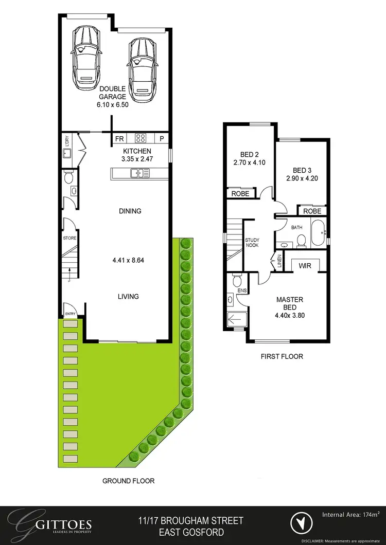 Floorplan of Homely townhouse listing, 11/17 Brougham Street, East Gosford NSW 2250