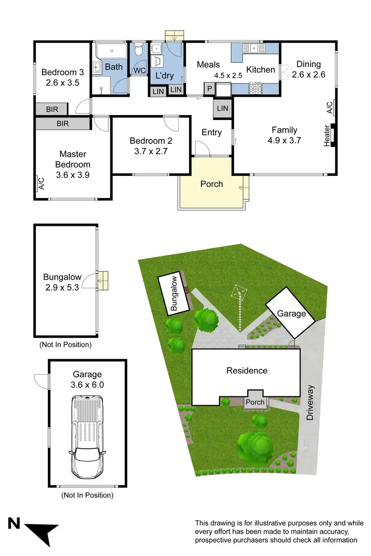 Floorplan of Homely house listing, 2 Grosvenor Avenue, Mulgrave VIC 3170