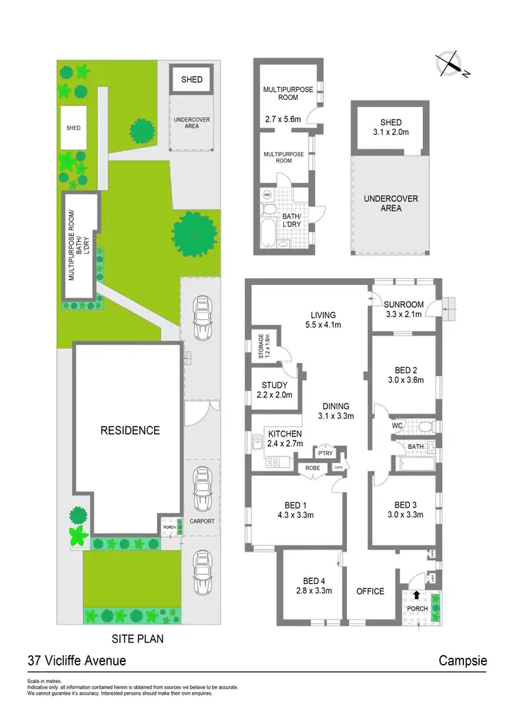 Floorplan of Homely house listing, 37 Vicliffe Avenue, Campsie NSW 2194