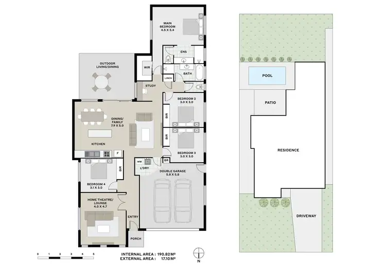 Floorplan of Homely house listing, 9 Waterstone Terrace, Idalia QLD 4811