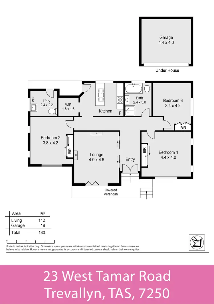 Floorplan of Homely house listing, 23 West Tamar Road, Trevallyn TAS 7250