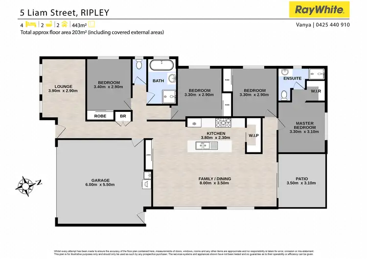 Floorplan of Homely house listing, 5 Liam Street, Ripley QLD 4306