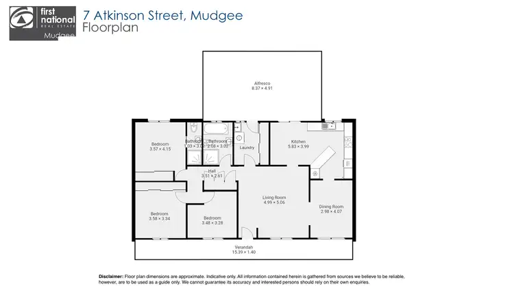 Floorplan of Homely house listing, 7 Atkinson Street, Mudgee NSW 2850