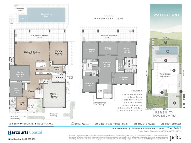 Floorplan of Homely house listing, 43 Serenity Boulevard, Helensvale QLD 4212