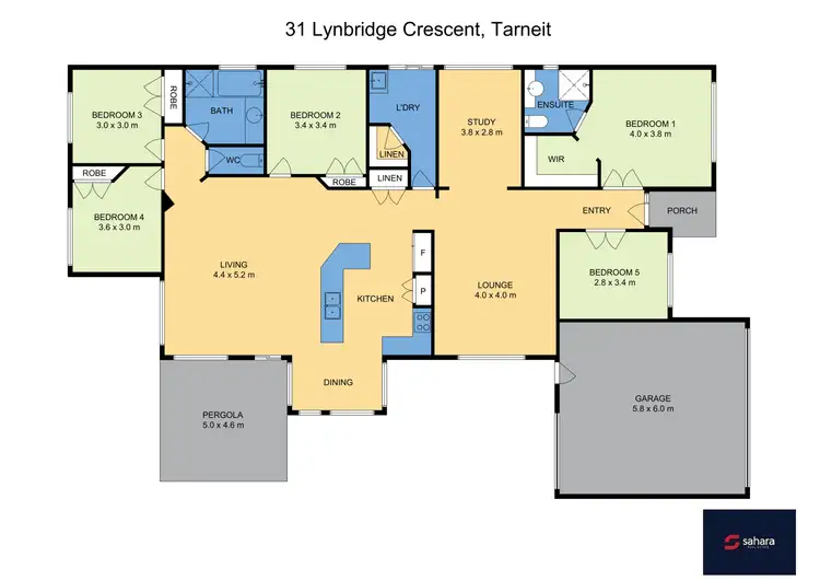 Floorplan of Homely house listing, 31 Lynbridge Crescent, Tarneit VIC 3029
