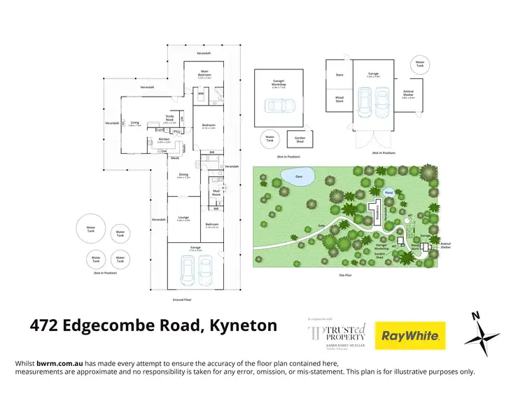 Floorplan of Homely house listing, 472 Edgecombe Road, Kyneton VIC 3444