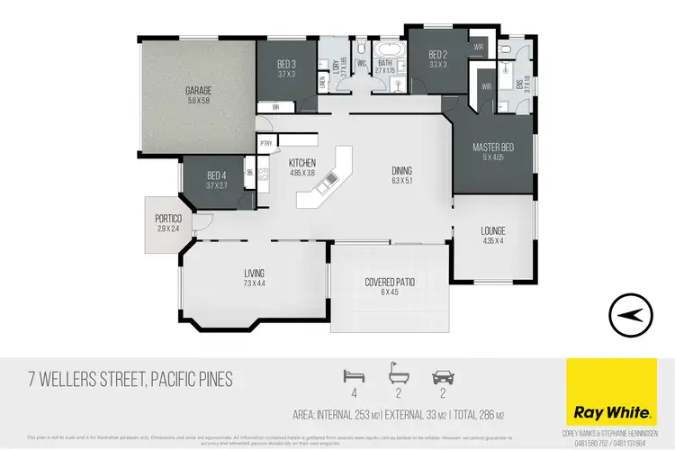 Floorplan of Homely house listing, 7 Wellers Street, Pacific Pines QLD 4211