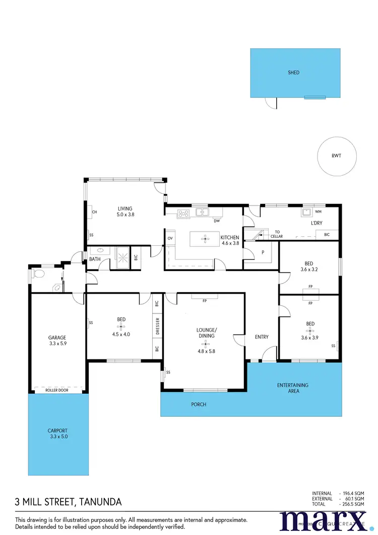 Floorplan of Homely house listing, 3 Mill Street, Tanunda SA 5352