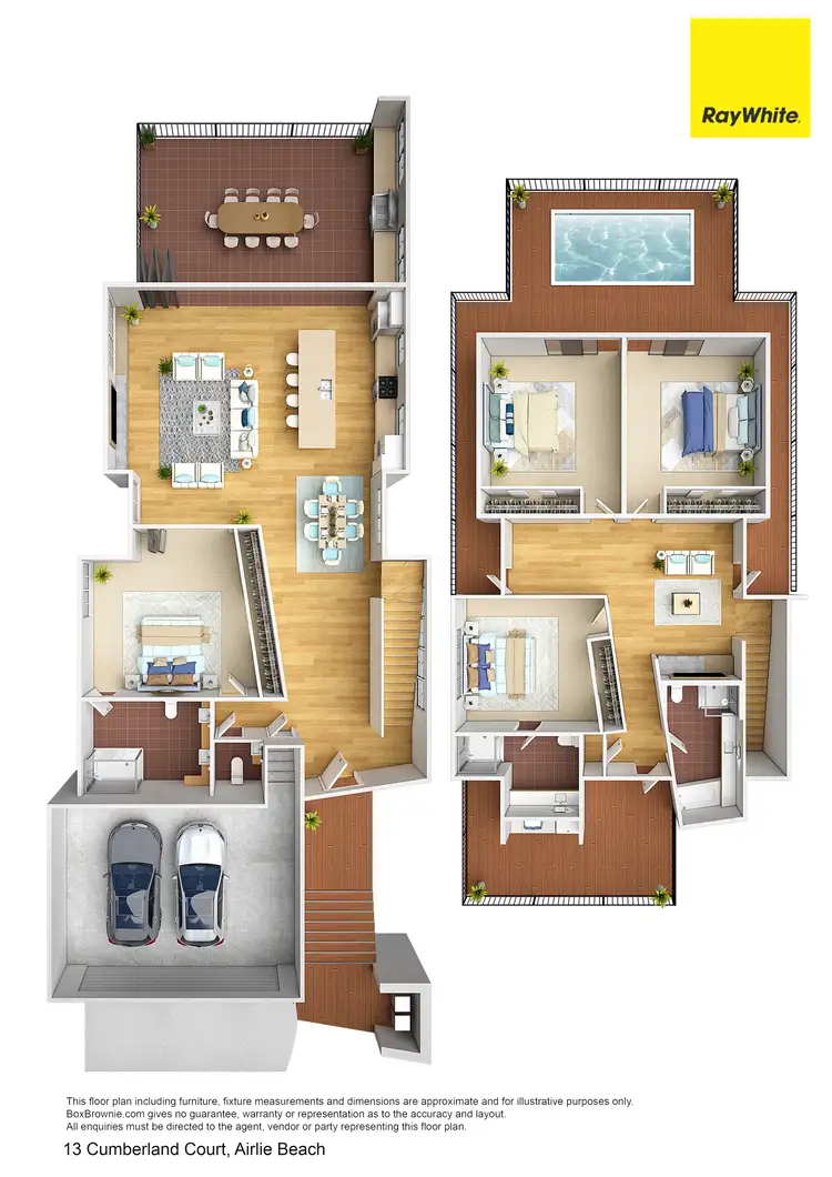 Floorplan of Homely house listing, 13 Cumberland Court, Airlie Beach QLD 4802