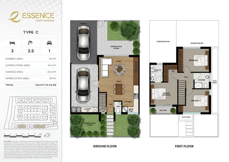 Floorplan of Homely townhouse listing, 42 Gordons Road, South Morang VIC 3752