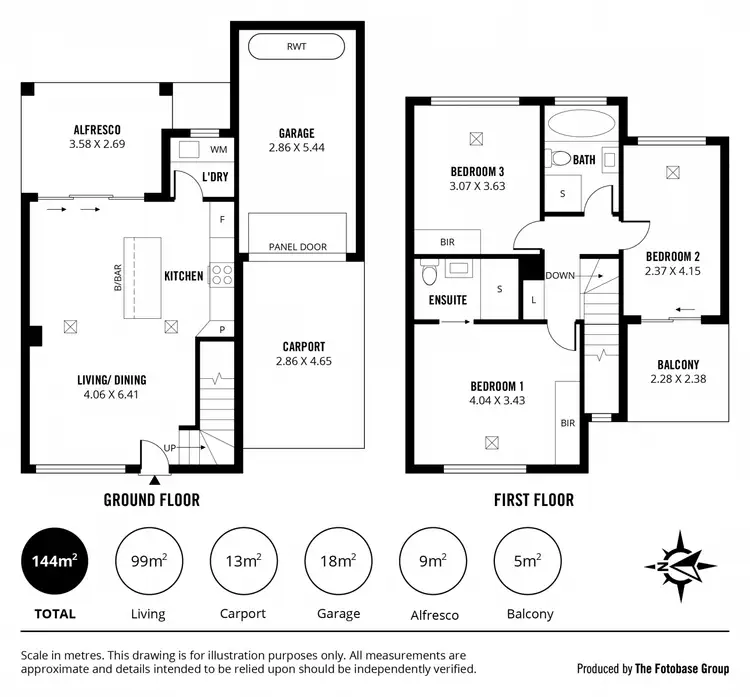 Floorplan of Homely house listing, 2/9 South Street, Hectorville SA 5073