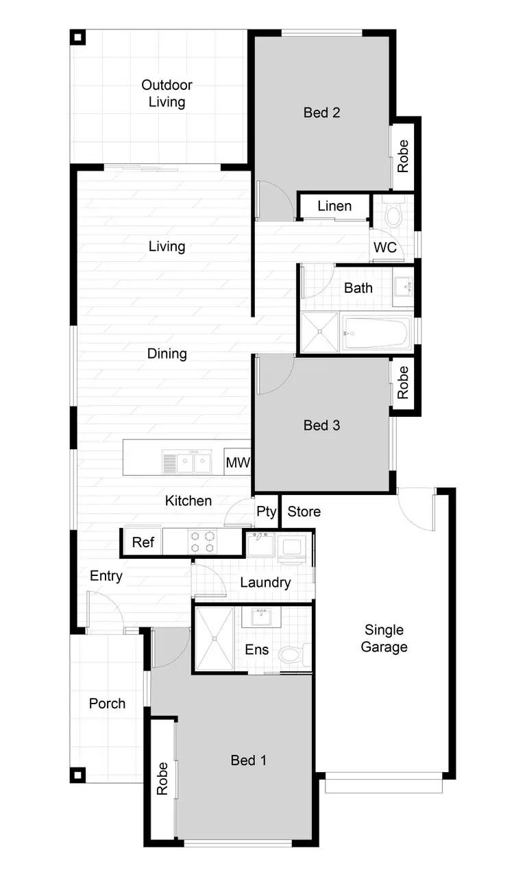 Floorplan of Homely house listing, 10 Sunray Avenue, Palmview QLD 4553