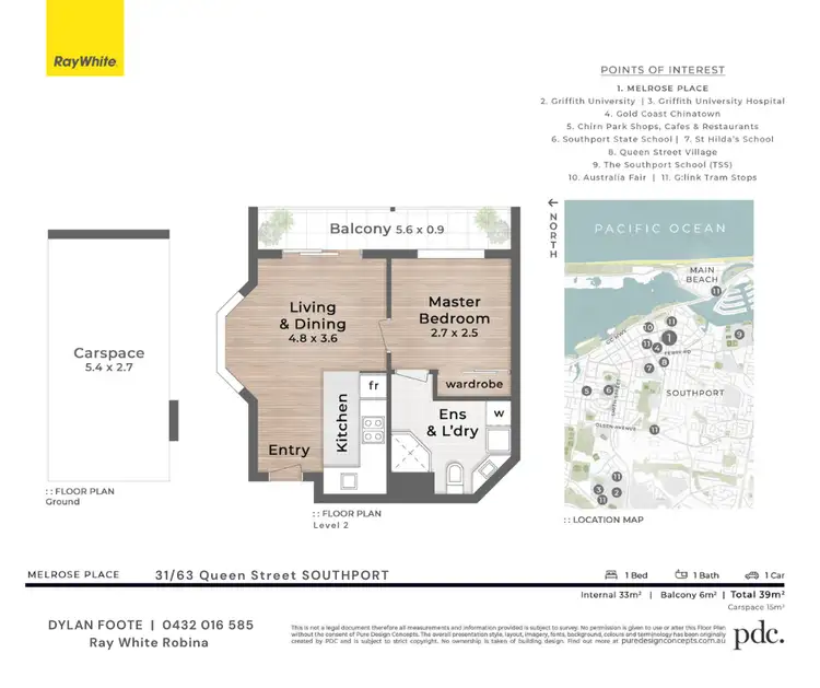 Floorplan of Homely other listing, 31/63 Queen Street, Southport QLD 4215