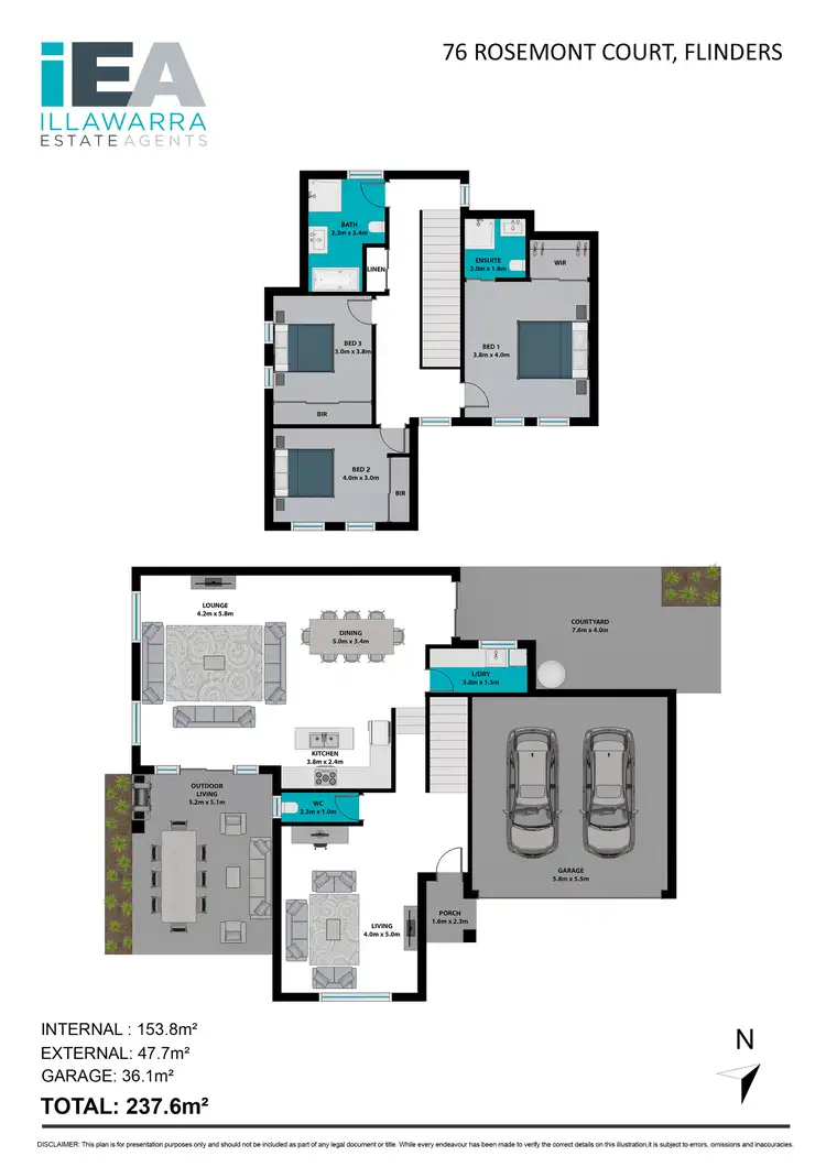 Floorplan of Homely house listing, 76 Rosemont Circuit, Flinders NSW 2529