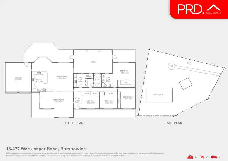 Floorplan of Homely house listing, 16/477 Wee Jasper Road, Tumut NSW 2720