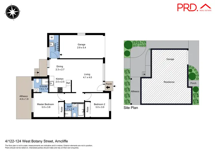 Floorplan of Homely villa listing, 4/122 West Botany Street, Arncliffe NSW 2205