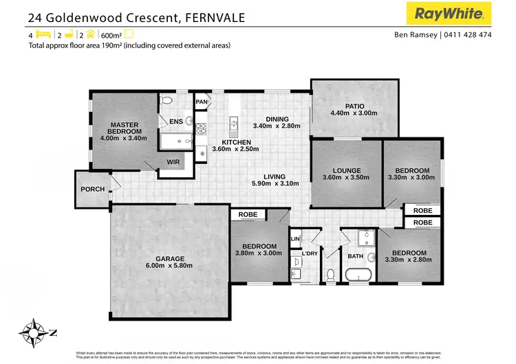 Floorplan of Homely house listing, 24 Goldenwood Crescent, Fernvale QLD 4306